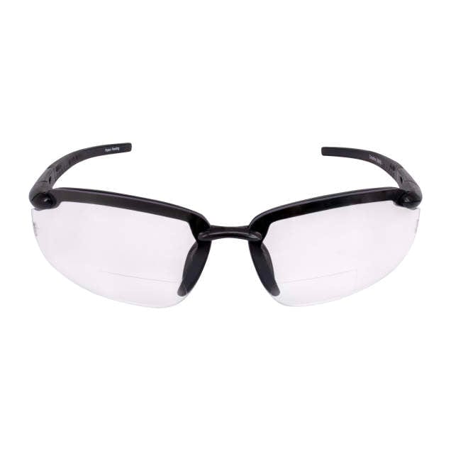 Crossfire ES5 Bifocal Safety Glasses Pearl Gray with Clear Lenses