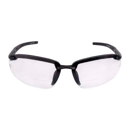 Crossfire ES5 Bifocal Safety Glasses Pearl Gray with Clear Lenses