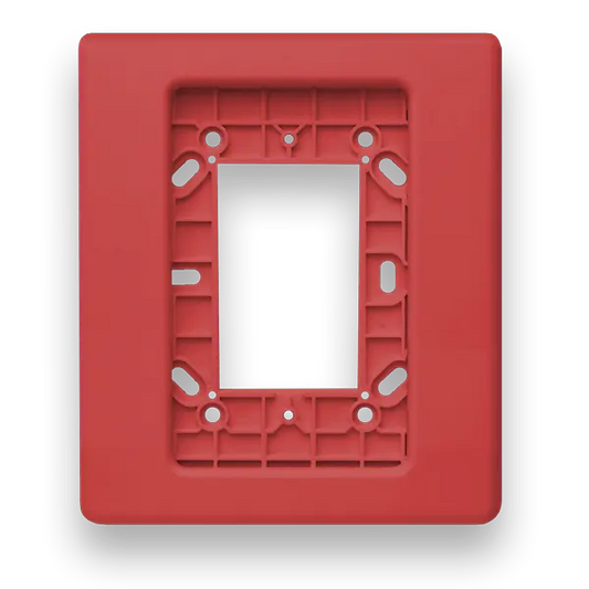 Genesis LED EG1 Wall Trim Plate Red Compact Fire Safety System