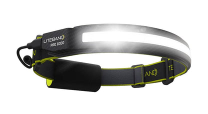 PRO 1000 Lumen LED Wide Beam Rechargeable Headlamp