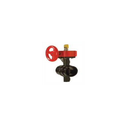 Grooved Butterfly Valve With Switch Closed For Fire Safety