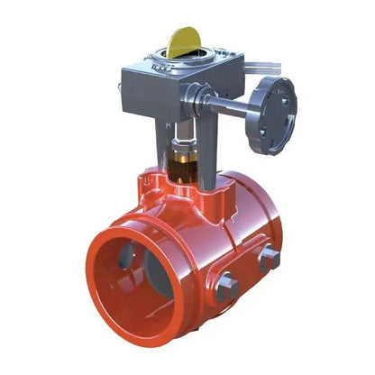 Grooved Butterfly Valve With Switch 2" Extended Length