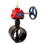 Grooved Butterfly Valve With Tamper For Fire Systems