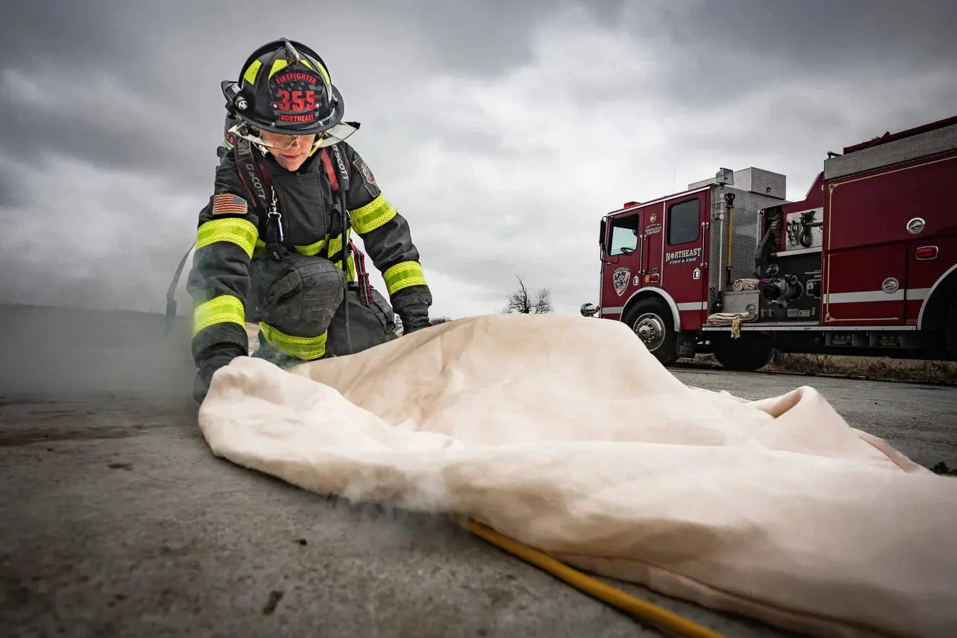 Heavy Duty Preventer Lithium Ion Fire Blanket 2' 3' 4'