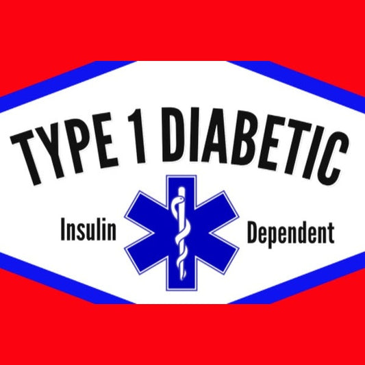 Type 1 Diabetes Stick-N-Go Reusable Any Diagnosis Waterproof Pack of 18