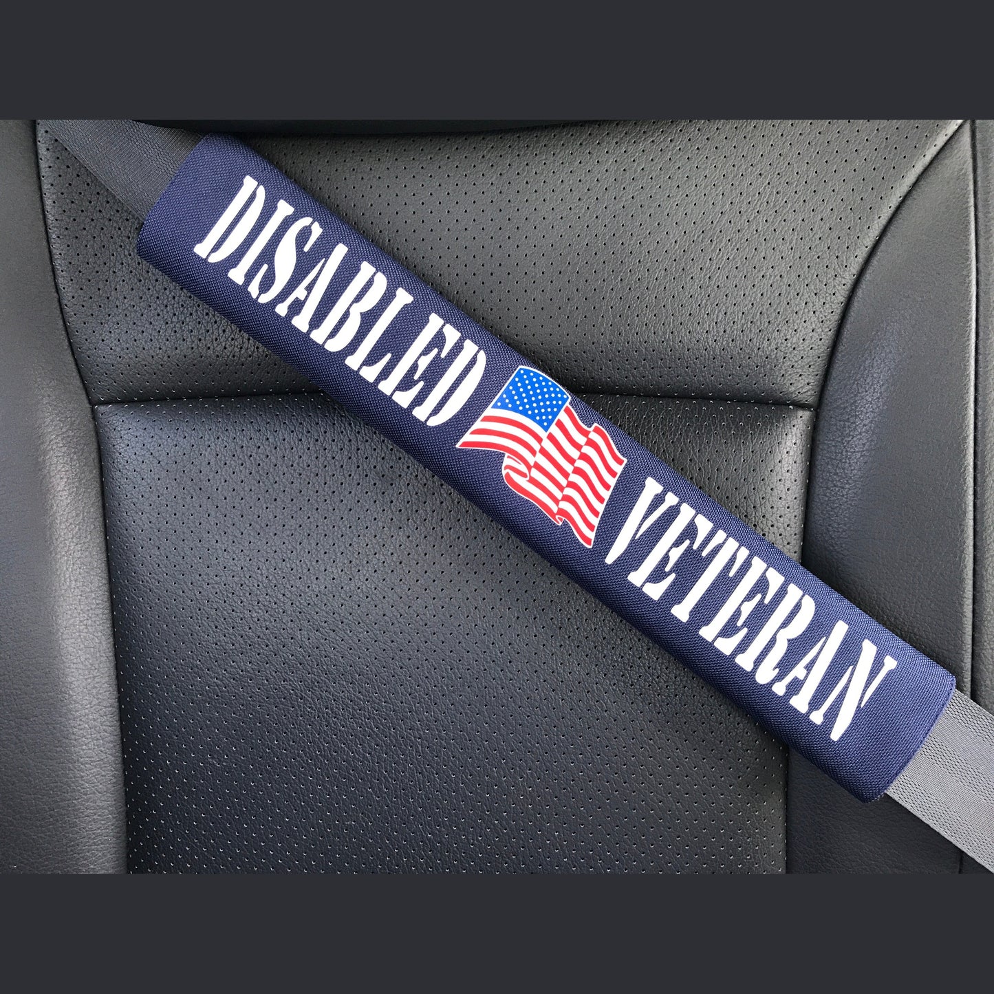 Disabled American Veteran Seat Belt Cover