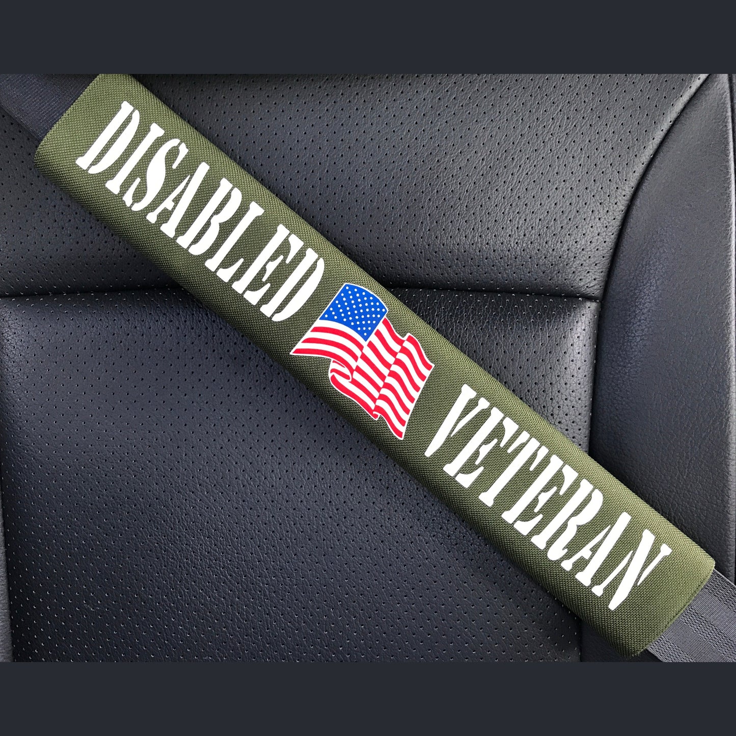 Disabled American Veteran Seat Belt Cover