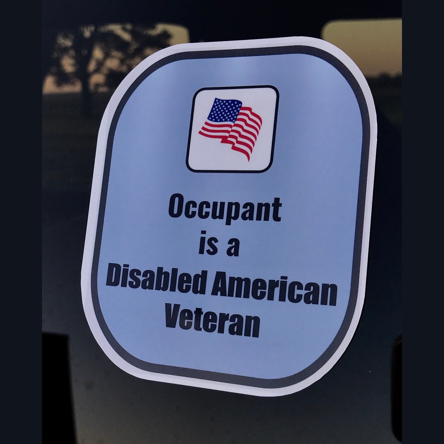 Disabled American Veteran Decal Sticker