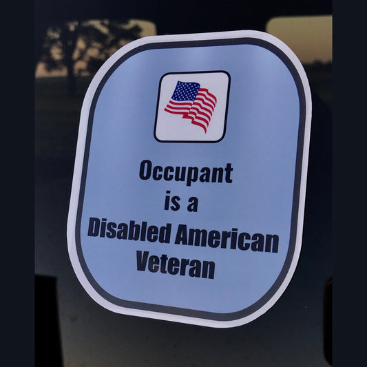 Disabled American Veteran Decal Sticker