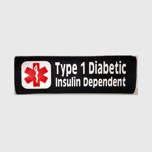 Type 1 Diabetic Insulin Dependent Backpack Seat/Harness Medical Alert Seatbelt Cover