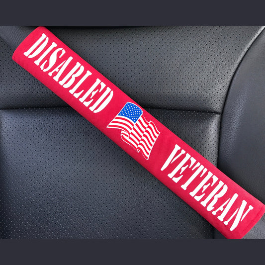 Disabled American Veteran Seat Belt Cover