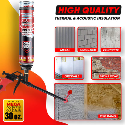 Spray Foam Insulation Kit (30 oz./850gr)
