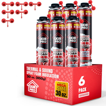 Spray Foam Insulation Can (30 oz. / 850 g)