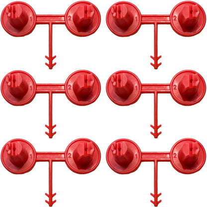Red Nozzle Set (1-2)(Vertical - Horizontal) for Spray Foam Gun
