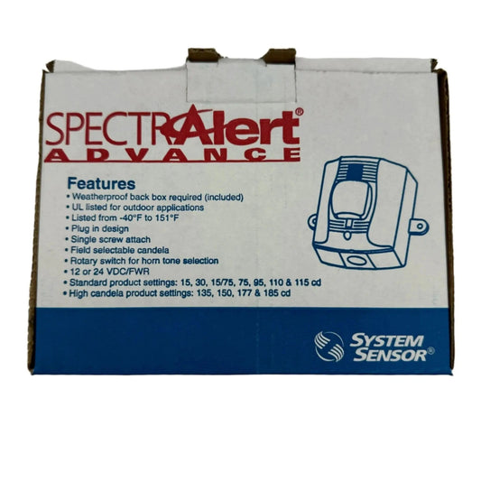 Kidde Bell Strobe Plate 15/75 cd UL Listed for Fire Safety