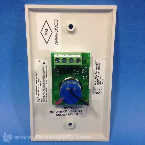 Kidde Duct Detector Remote Test Reset Station UL/FM Approved Fire Safe ...