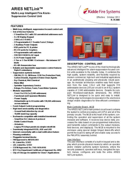 Kidde Expansion Module 500-Device Capacity for Fire Systems