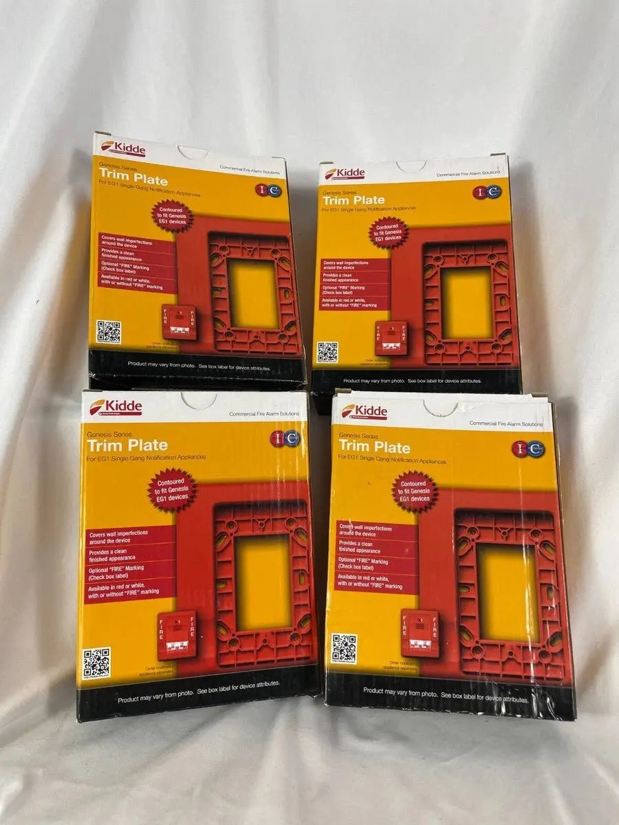 Kidde Genesis 1-Gang White Trim Fire Safety Upgrade Accessory for Enhanced Protection
