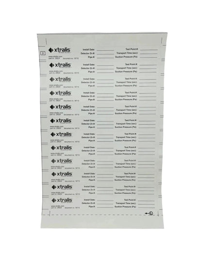 Kidde Test Point Pipe Labels Durable Fire Safety Identification