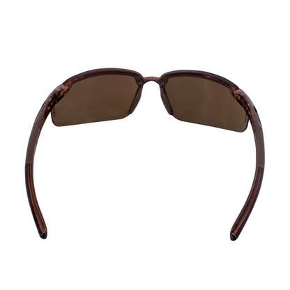 Crossfire ES5 Safety Glasses Brown with HD Brown Flash Mirror Lenses
