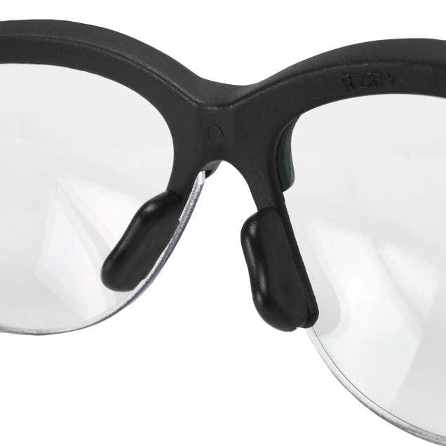 Radians Journey Safety Glasses with Black Frame and Clear Lens