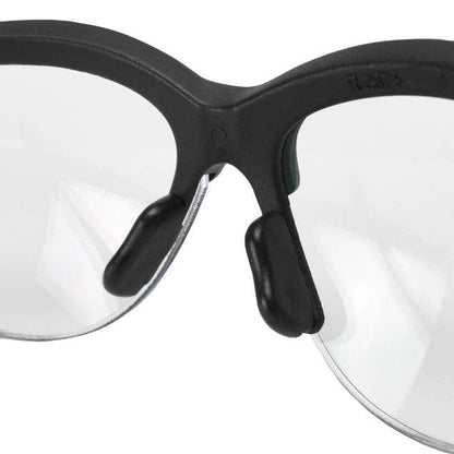 Radians Journey Safety Glasses with Black Frame and Clear Lens