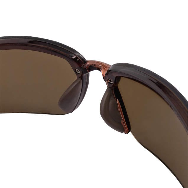 Crossfire ES5 Safety Glasses Brown with HD Brown Flash Mirror Lenses