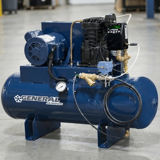LT PLUS SERIES: OIL LUBRICATED TANK MOUNTED AIR COMPRESSORS