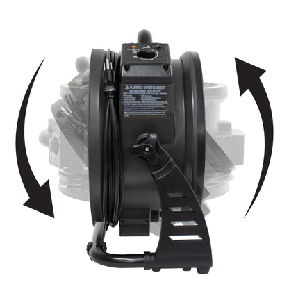 XPOWER M-25 Axial Air Mover with Ozone Generator – High-Performance Portable Ventilation