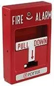Manual SPST Dual Action Pull Station for Fire Safety