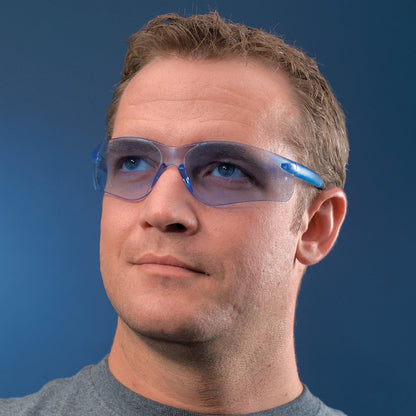 MCR Safety BearKat BK1 Safety Glasses with Light Blue Lenses