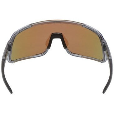 Hulk® HK4 Series Crystal Gray Frame Safety Glasses Polarized Green Mirror Lens MAX3® Scratch Resistant Coating