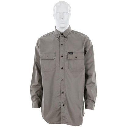 FR Long Sleeve Button Up S1 - Gray
