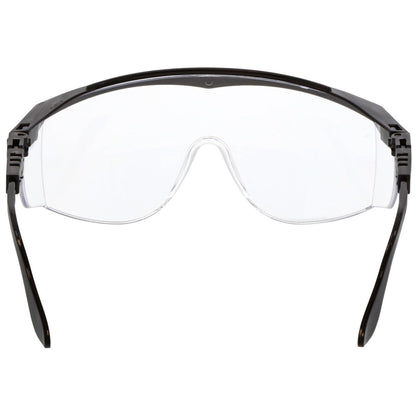 MCR Safety TK1 Safety Glasses Black with Clear Lens