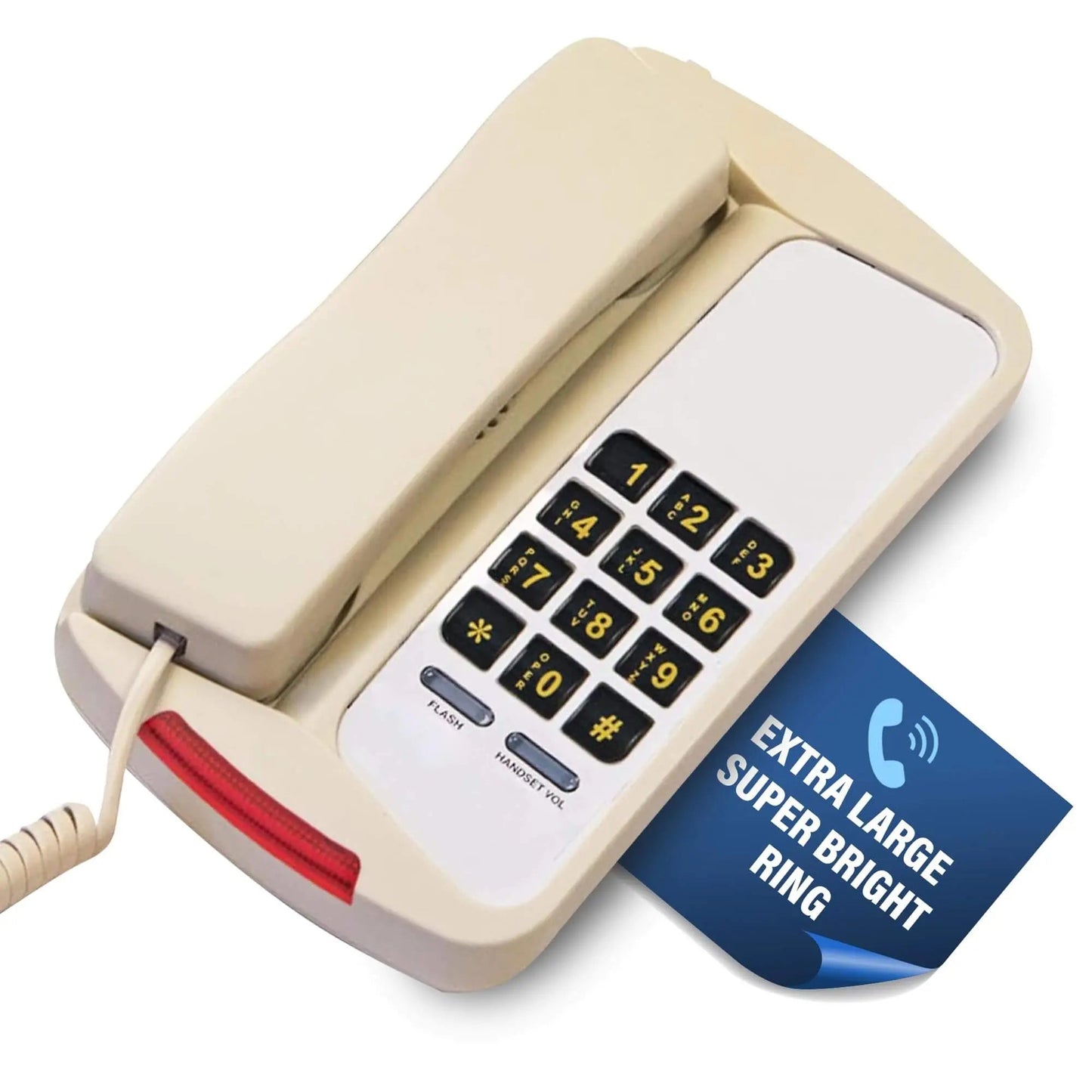 Med-Pat D800 Single Line Analog Desk Set Telephone