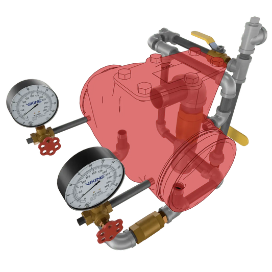 Cap Auxiliary Valve Alarm for Fire Protection System