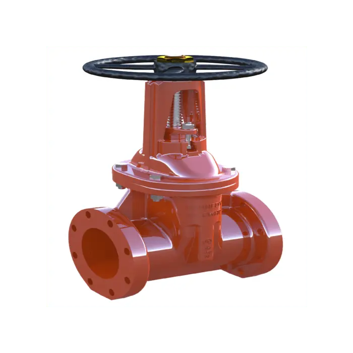 6 Flanged Non Rising Stem Gate Valve With Handwheel 6"