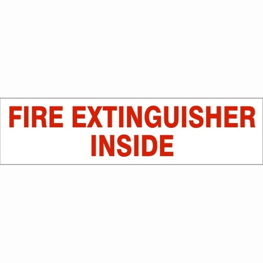 Fire Extinguisher Inside