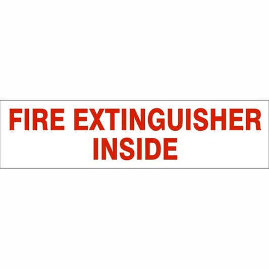 Fire Extinguisher Inside