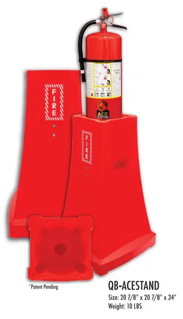Portable and Stackable Fire Extinguisher Stand