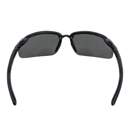 Crossfire ES5 Bifocal Safety Glasses Black with Polarized Smoke Lenses