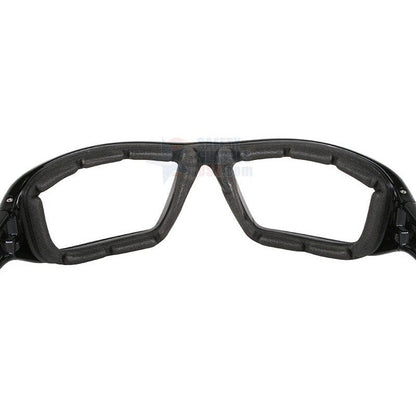 Radians Extremis Safety Glasses Black Frame Smoke Anti-Fog Lens Foam Seal
