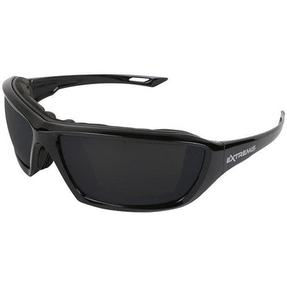 Radians Extremis Safety Glasses Black Frame Smoke Anti-Fog Lens Foam Seal