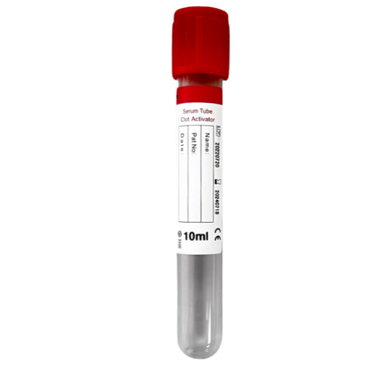 RED TOP 10 ML (PLASTIC) SERUM TOP CLOT ACTIVATOR