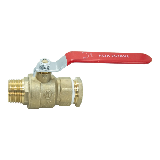 Reliable Auxiliary Drain Valve for HVAC and Plumbing Systems