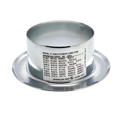 Reliable F2 Recessed Sprinkler Escutcheon 1/2 Inch