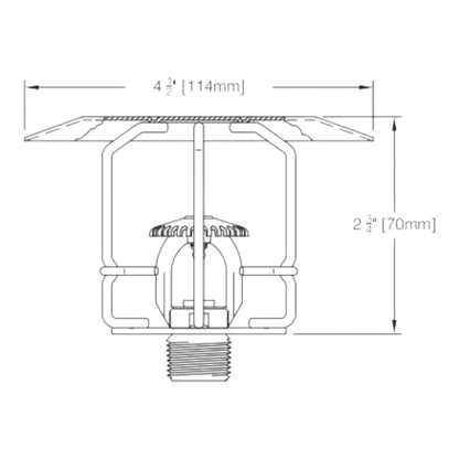 Reliable Fire Sprinkler Guard Shield 3 1/4" Protection