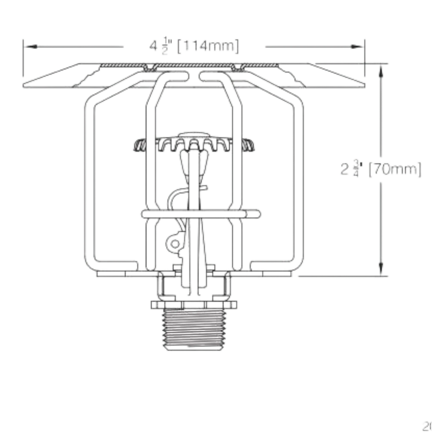 Reliable Fire Sprinkler Guard Shield 3 1/4" Protection