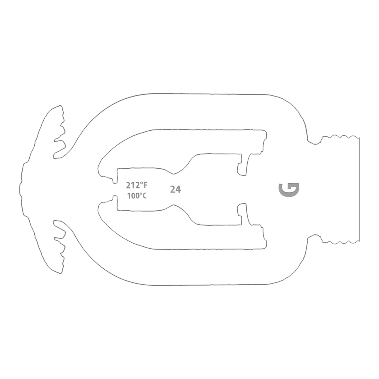 Reliable Model G Intermediate Pendent Sprinkler K8.0 3/4 Inch R1017
