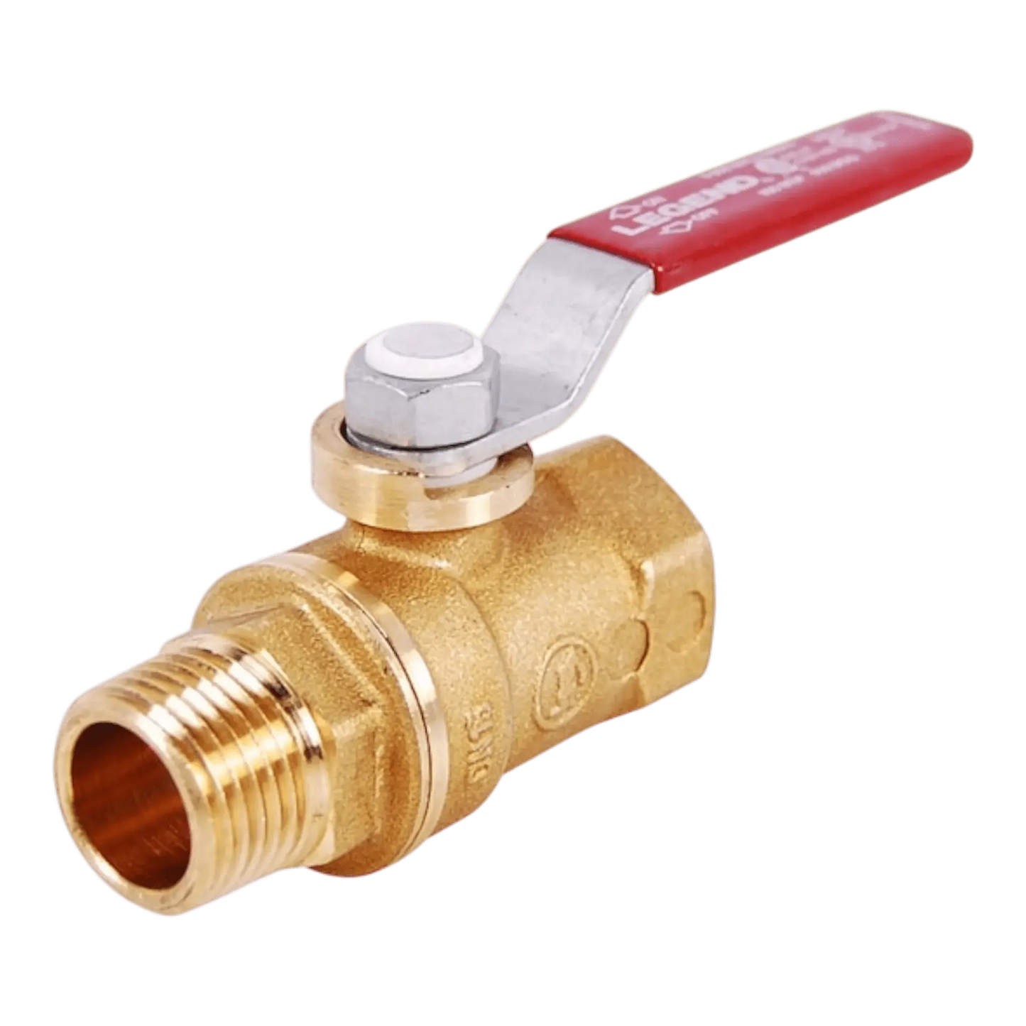 Durable MxF Threaded Gauge Ball Valve for Pressure & Flow Control